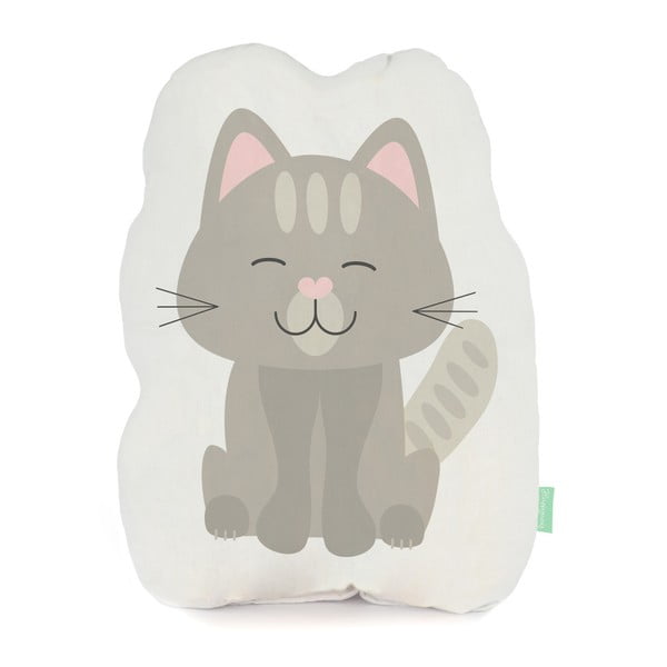 Happynois Kitty grynos medvilnės pagalvėlė, 40 x 30 cm