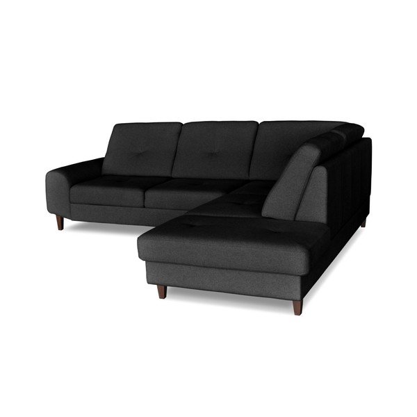 Pilka kampinė sofa-lova "Windsor & Co. Sofos Beta, dešinysis kampas-image-1