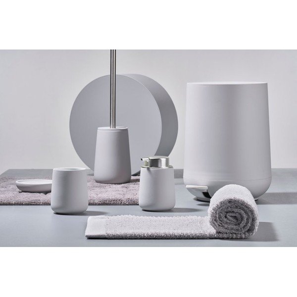 Iš plastiko šiukšliadėžė šviesiai pilkos spalvos 3 l Nova – Zone-image-1