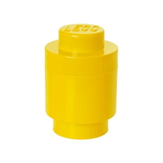 Geltona apvali daiktadėžė LEGO® , ⌀ 12,5 cm
