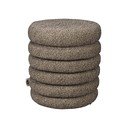 Rudos spalvos iš boucle pufas Fern – Dutchbone