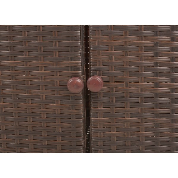 Iš dirbtinio rotango sodo šoninis staliukas 90x50 cm Padua – Garden Pleasure-image-3