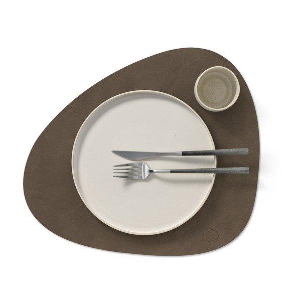 Iš eko odos padėkliukas 37x44 cm Curve L Nupo – LIND DNA-image-2