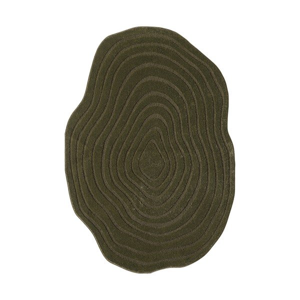 Tamsiai žalios spalvos kilimas 160x230 cm Pebble – ESTE