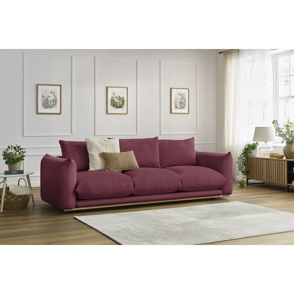 Sofa bordo spalvos 265 cm Ernest – Bobochic Paris-image-1