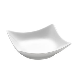 Baltas porcelianinis dubuo Maxwell & Williams Basic Wave, 10,5 x 10,5 cm