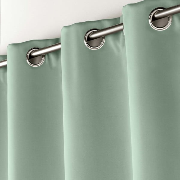 Šviesiai žalios spalvos visiškai užtemdo užuolaida 135x180 cm Occult – douceur d'intérieur-image-1