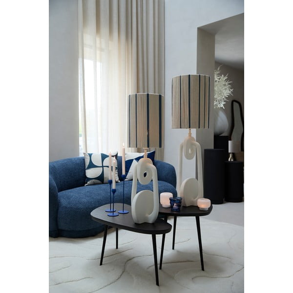 Iš metalo kavos staliukas juodos spalvos 42x87 cm Puno – Light & Living-image-1