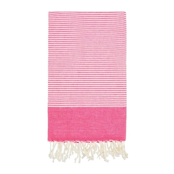 Hamamo vonios rankšluostis "Side Pink", 100x180 cm