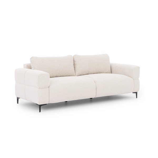 Baltos spalvos sofa 217 cm Helio – Ropez