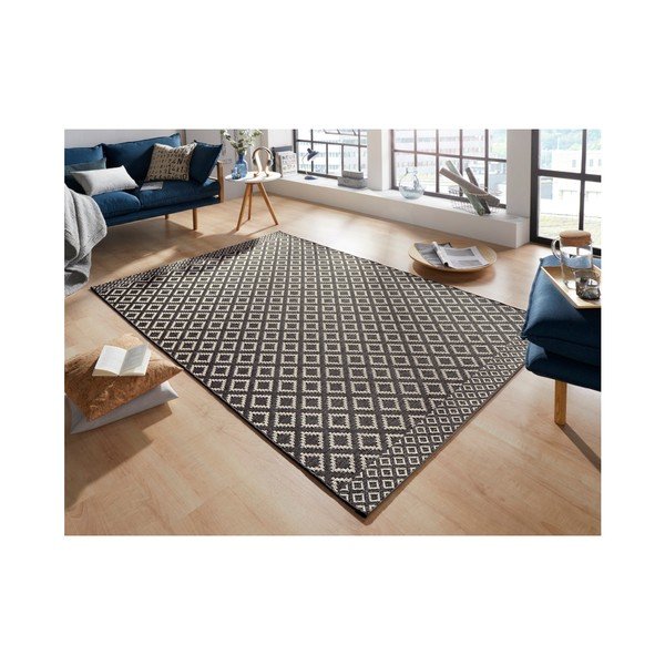 Juodos ir smėlio spalvos kilimas Zala Living Minnia, 130 x 190 cm-image-1
