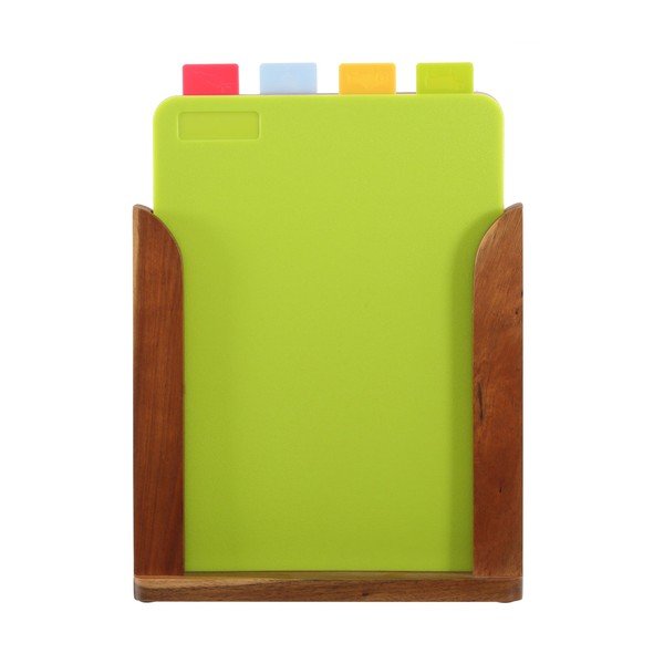 4 pjaustymo lentelių rinkinys su stovu Premier Housewares-image-1