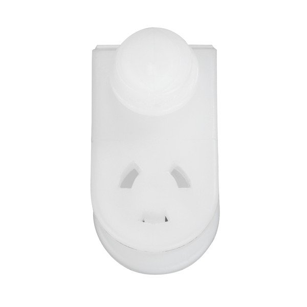 12 baltų kabliukų rinkinys Wenko Era dušo užuolaidai-image-1