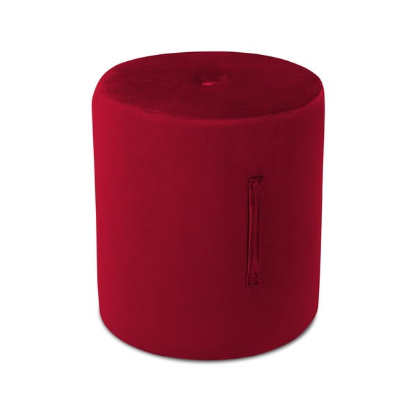 Raudonas pufas Mazzini Sofas Fiore, skersmuo 40 cm