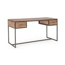 Rašomasis stalas su akacijos stalviršiu 60x150 cm Elmer – Bizzotto