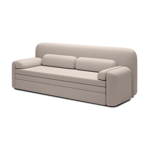 Smėlio spalvos iš velveto sulankstoma/su sandėliavimo vieta sofa 236 cm Elioss – ELTAP-image-2