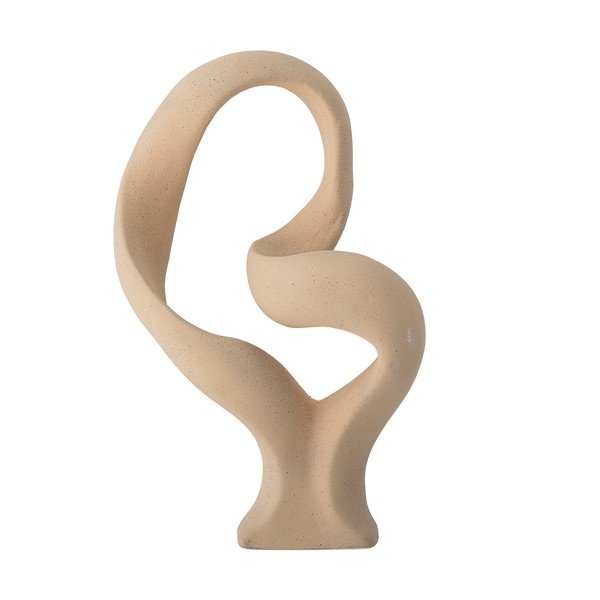 Smėlio spalvos molinė statulėlė Bloomingville Berhan, aukštis 40,5 cm-image-4