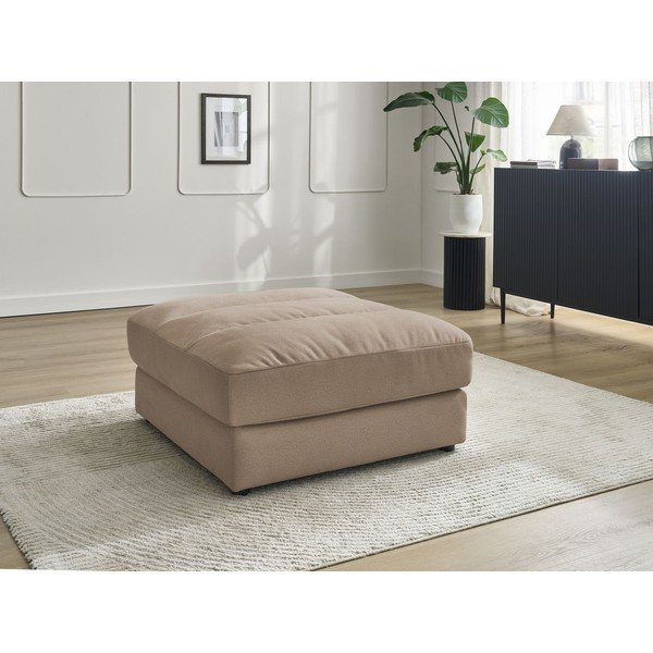 Taupe spalvos taburetė iš velveto Sierra – Bobochic Paris-image-1