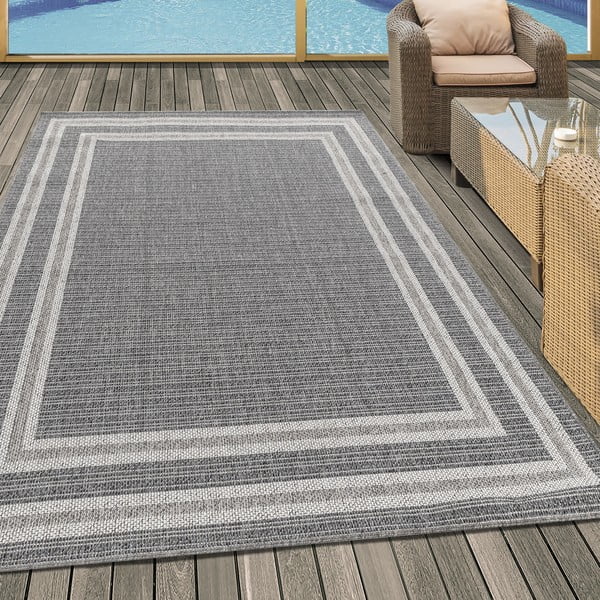Lauko kilimas pilkos spalvos 80x250 cm Aruba – Ayyildiz Carpets-image-1