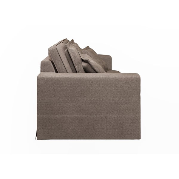 Rudos spalvos sofa 196 cm Nora – Ropez-image-4