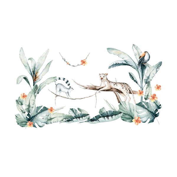 Dekoratyviniai sienų lipdukai Ambiance Tropical-image-1