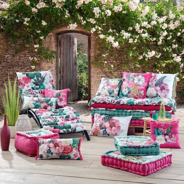 Sodo kėdės paminkštinimas šezlongui 60x180 cm Anabella – douceur d'intérieur-image-2