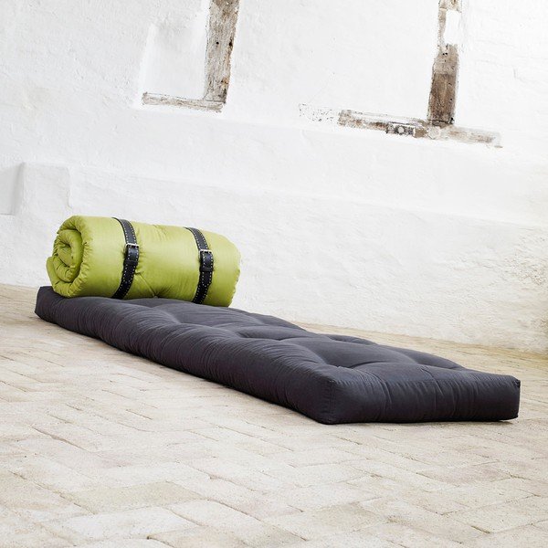 "Karup Buckle Up Sofa Black/Lime-image-1