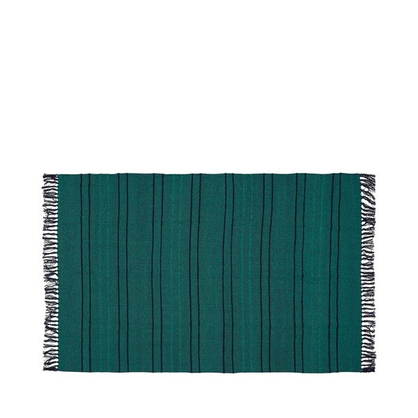 Žalios spalvos iš medvilnės antklodė ir pledas 140x200 cm Tap – Hübsch