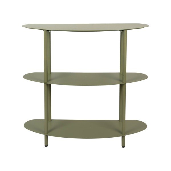 Žalios spalvos iš metalo pastatoma lentyna 90x82x28 cm Riqueza – Leitmotiv-image-2