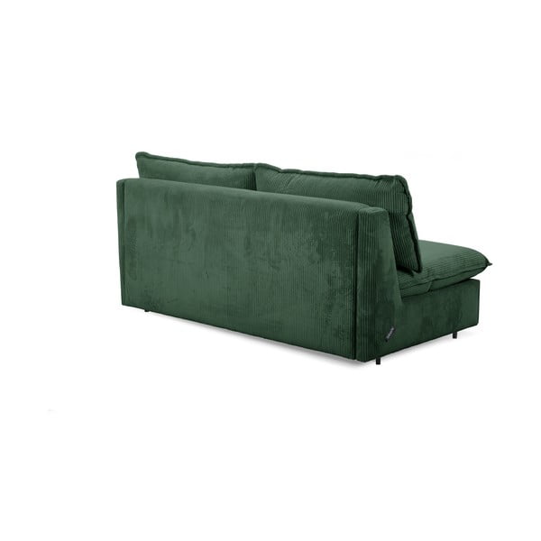 Iš kordinio velveto sulankstoma sofa žalios spalvos 184 cm Isadora – Bobochic Paris-image-3