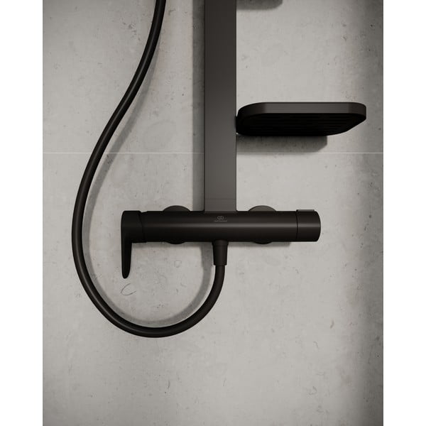 Dušo komplektas iš metalo matinės juodos spalvos 111 cm ALU+ – Ideal Standard-image-4