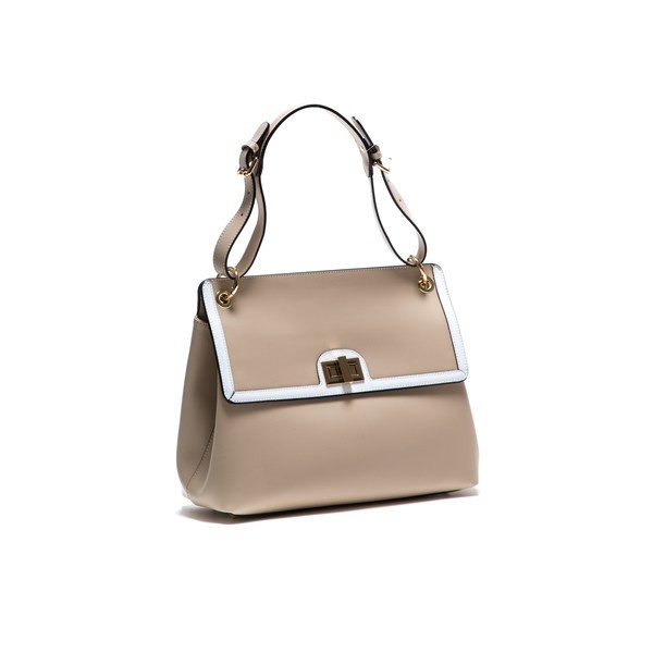 Odinė rankinė Anna Luchini 3043 Beige-image-1