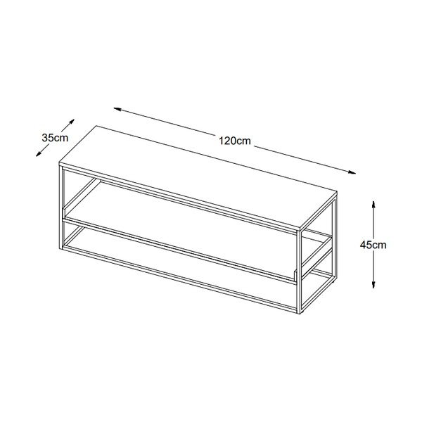 Natūralios spalvos batų dėžė - suoliukas Rivoli - Unique Furniture-image-2