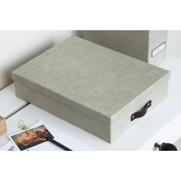 Smėlio spalvos daiktadėžė Bigso Box of Sweden Oskar-image-1