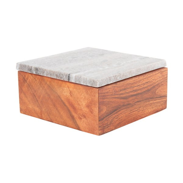 Dekoratyvinė rudos spalvos iš medžio daiktadėžė Acacia – PT LIVING