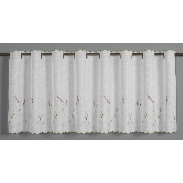 Baltos spalvos permatoma užuolaida 135x45 cm Lavender – Sehlbach