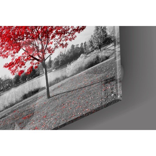 Paveikslas ant stiklo Insigne Red Tree-image-2