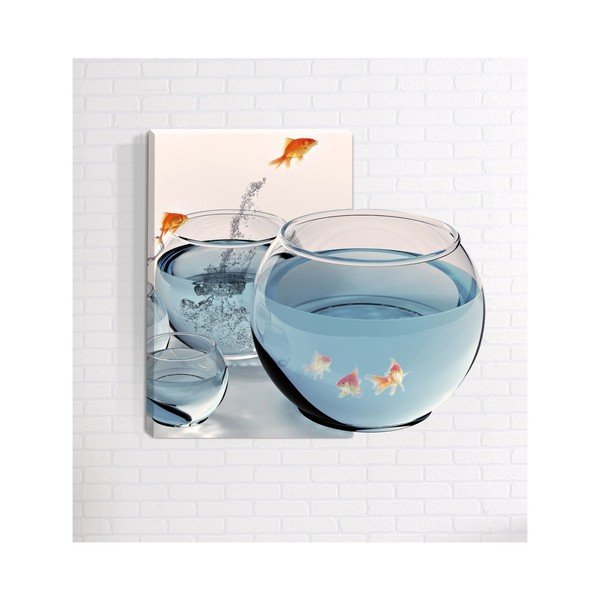 3D sienų tapyba "Mosticx Fish", 40 x 60 cm