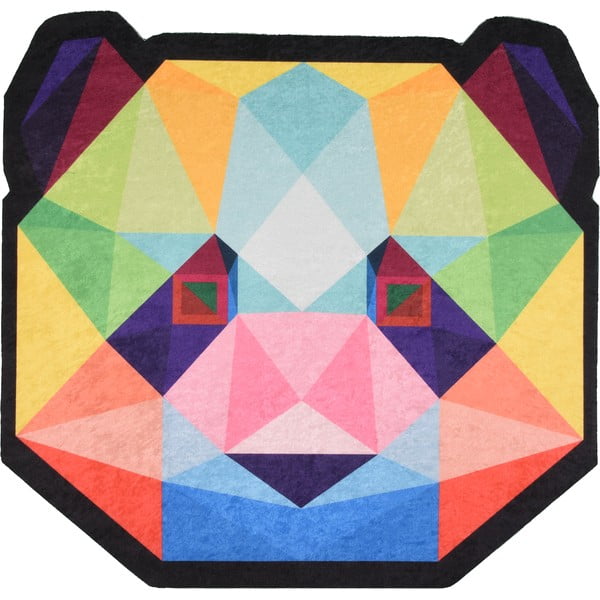 Skalbiamas vaikiškas kilimas ø120 cm Rainbow Panda – Vitaus