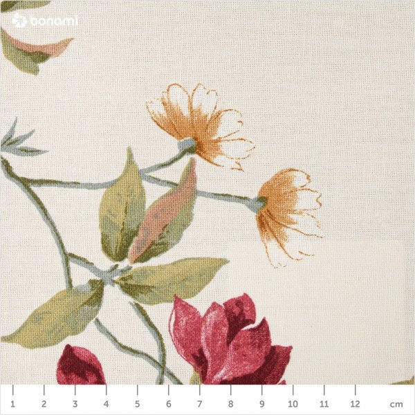 Kreminės ir baltos spalvos gėlėta kėdutė kojoms Max Winzer Lorris-image-4