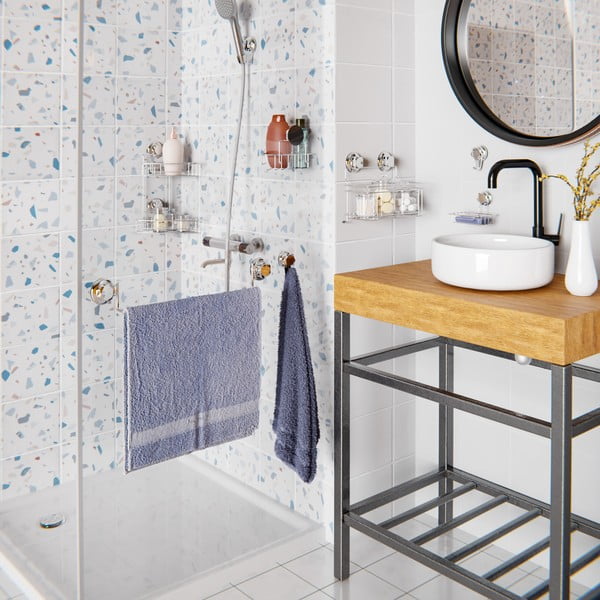 Klijuojami iš metalo kabliai sidabrinės spalvos 4 vnt. Bestlock Bath – Compactor-image-1
