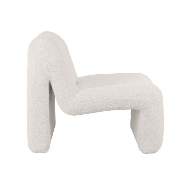 Iš boucle krėslas baltos spalvos Fuerza – Leitmotiv-image-1