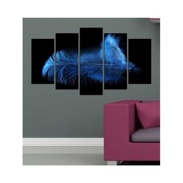 Kelių dalių 3D menas "Deep Azul", 102 x 60 cm-image-1