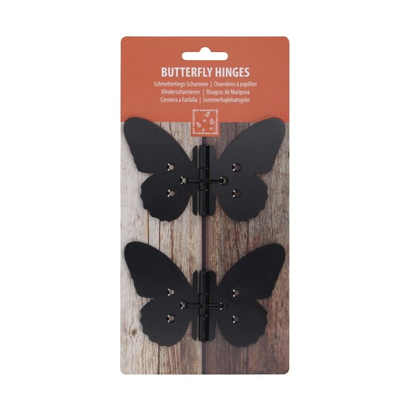 Iš metalo durų vyriai 4 vnt. Butterfly – Esschert Design-image-1