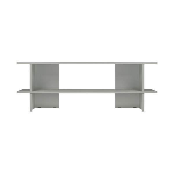 Šviesiai pilkos spalvos iš metalo pastatoma lentyna 160x57x37 cm Hes – noo.ma-image-2