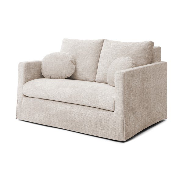 Kreminės spalvos sofa 140 cm Paphos – Ropez