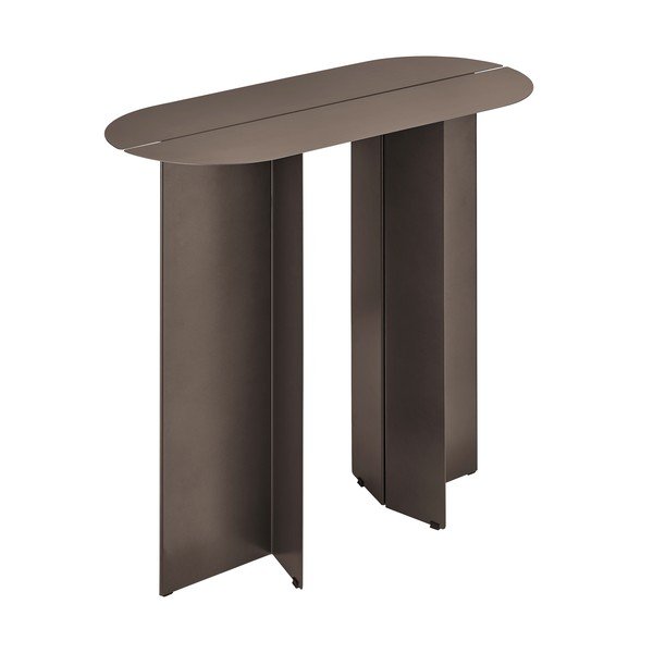 Rudos spalvos iš plieno konsolinis staliukas 35x80 cm Oru – Blomus-image-3