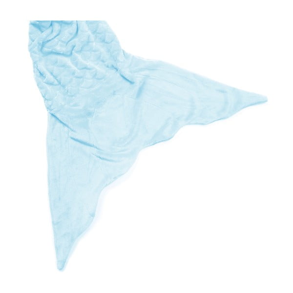 Mėlyna mikropluošto antklodė DecoKing Siren, 190 cm