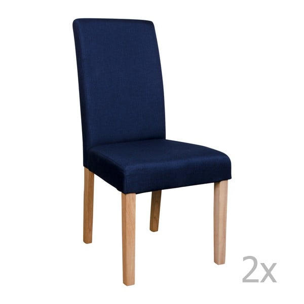 2 mėlynų "House Nordic Mora" kėdžių rinkinys