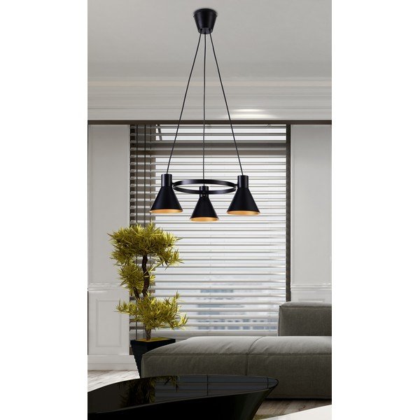 Kabantis šviestuvas juodos spalvos/bronzinės spalvos More – Candellux Lighting-image-1